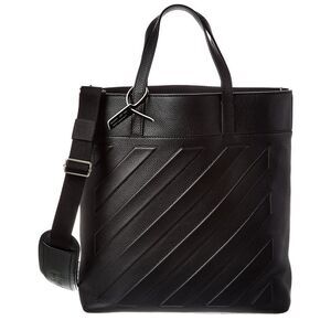 Off-White™ Leather Tote, Black
